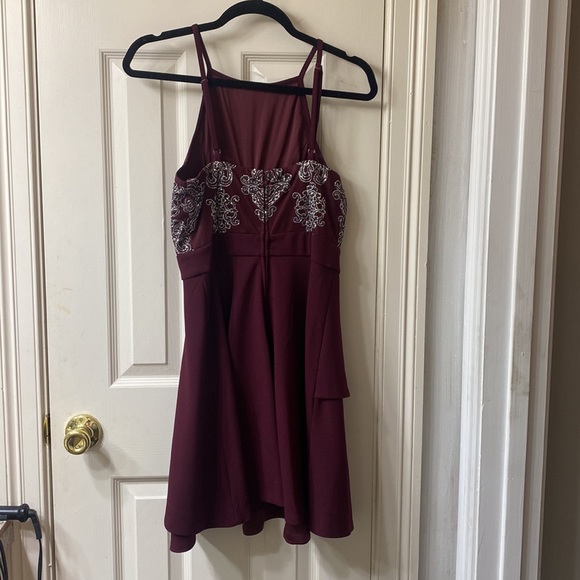 Maroon Homecoming Dress - Picture 2 of 2
